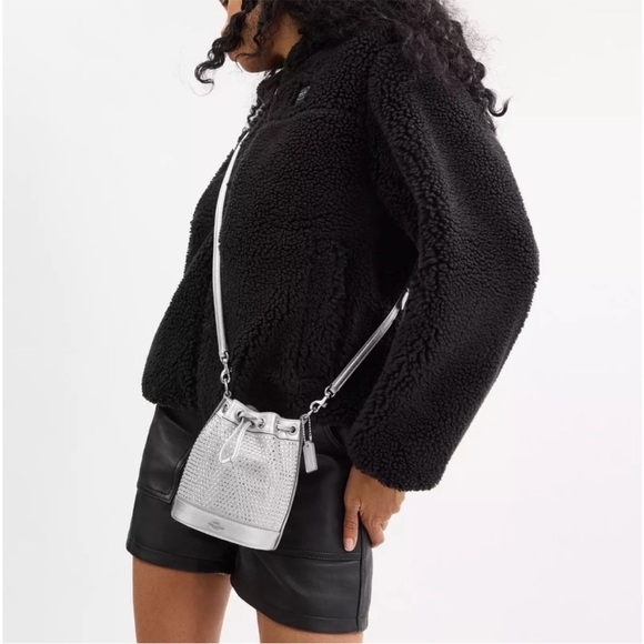 Coach Mini Bucket Bag with Crystal and Dustbag - Picture 2 of 16